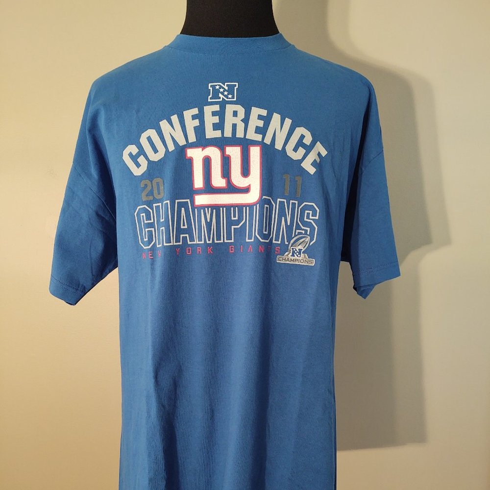 NEW YORK GIANTS 2011 CONFERENCE CHAMPIONS MEN'S BIG & TALL T-Shirt - 2XL